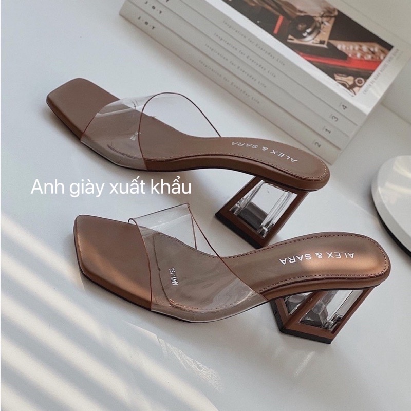 DL82 - Guốc quai trong mềm gót vuông 7p hàng đẹp hottrend phù hợp đi làm , đi chơi, du lịch ( ảnh thật kèm video)