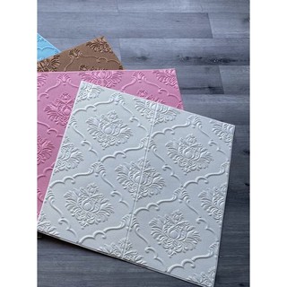 10 tấm XỐP DÁN TƯỜNG GIẢ DA CỔ ĐIỂN