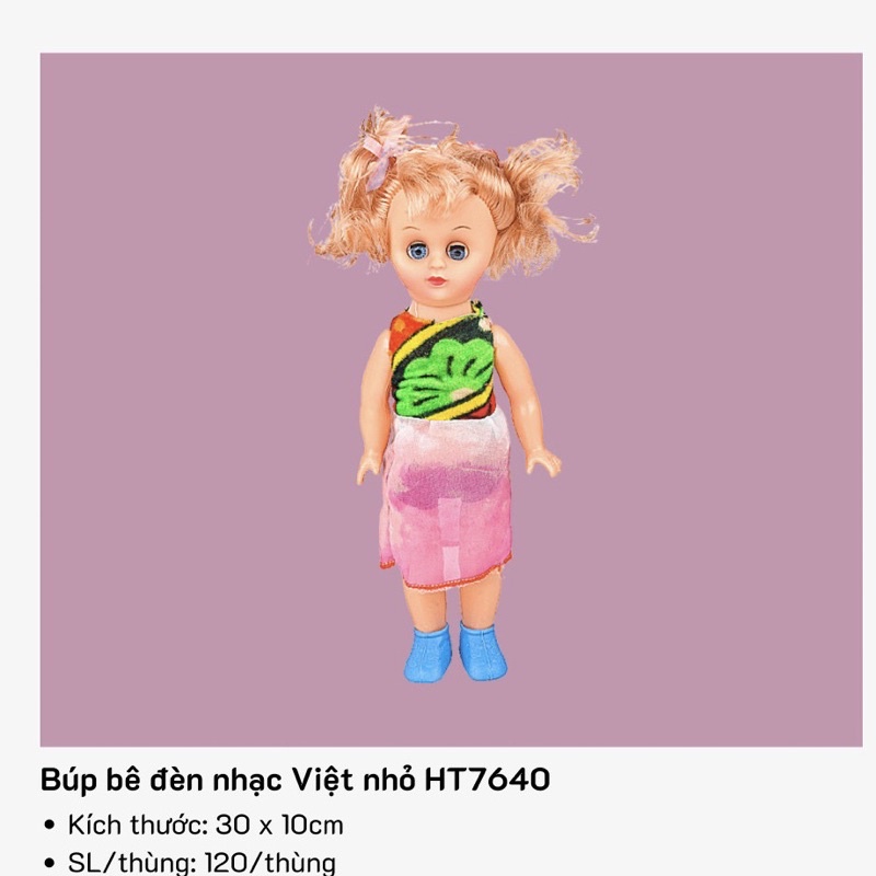 bup bê đèn nhac
