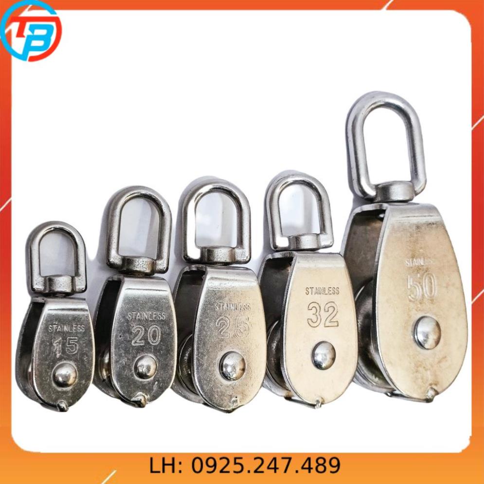 Ròng rọc INOX 304 số 32 CÁP THÉP SÀI GÒN