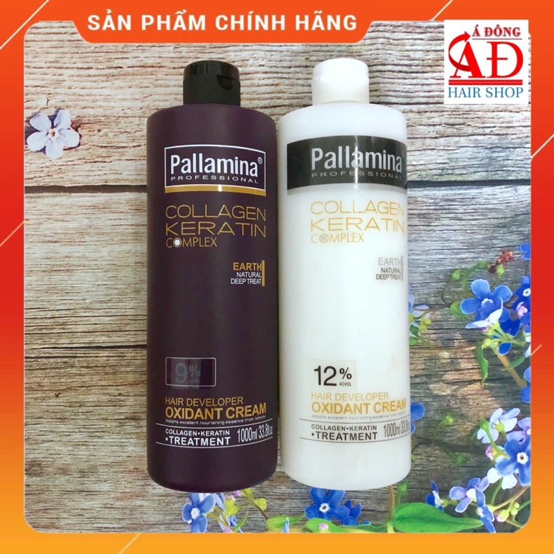 KEM OXY TRỢ NHUỘM PALLAMINA KHÔNG RÁT DA ĐẦU ITALY 1000ML