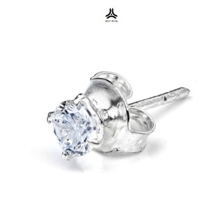 Khuyên tai bạc nam, nữ HeliSilver Tiny Diamond S925
