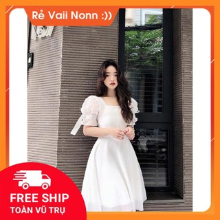 [NEW]DAMDUTIEC  Đầm dạo phố tay bồng thắt nơ siêu xinh - Levaz Dress