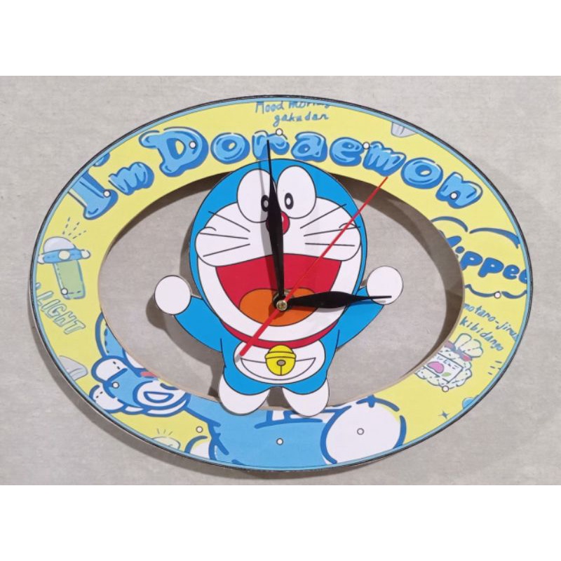 Đồng Hồ Treo Tường Hình DORAEMON Dễ Thương Xinh Xắn