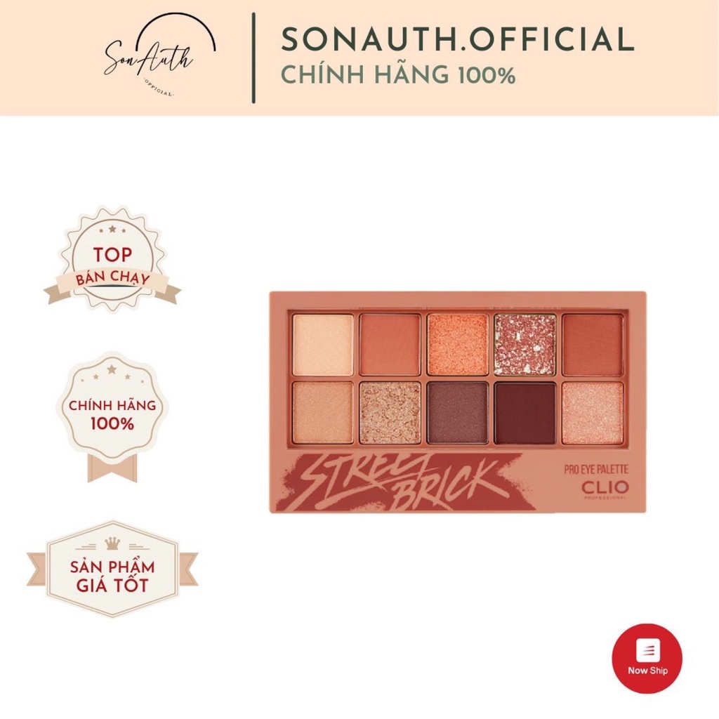 Bảng mắt Clio Pro Eye Palette - 04 Street Brick