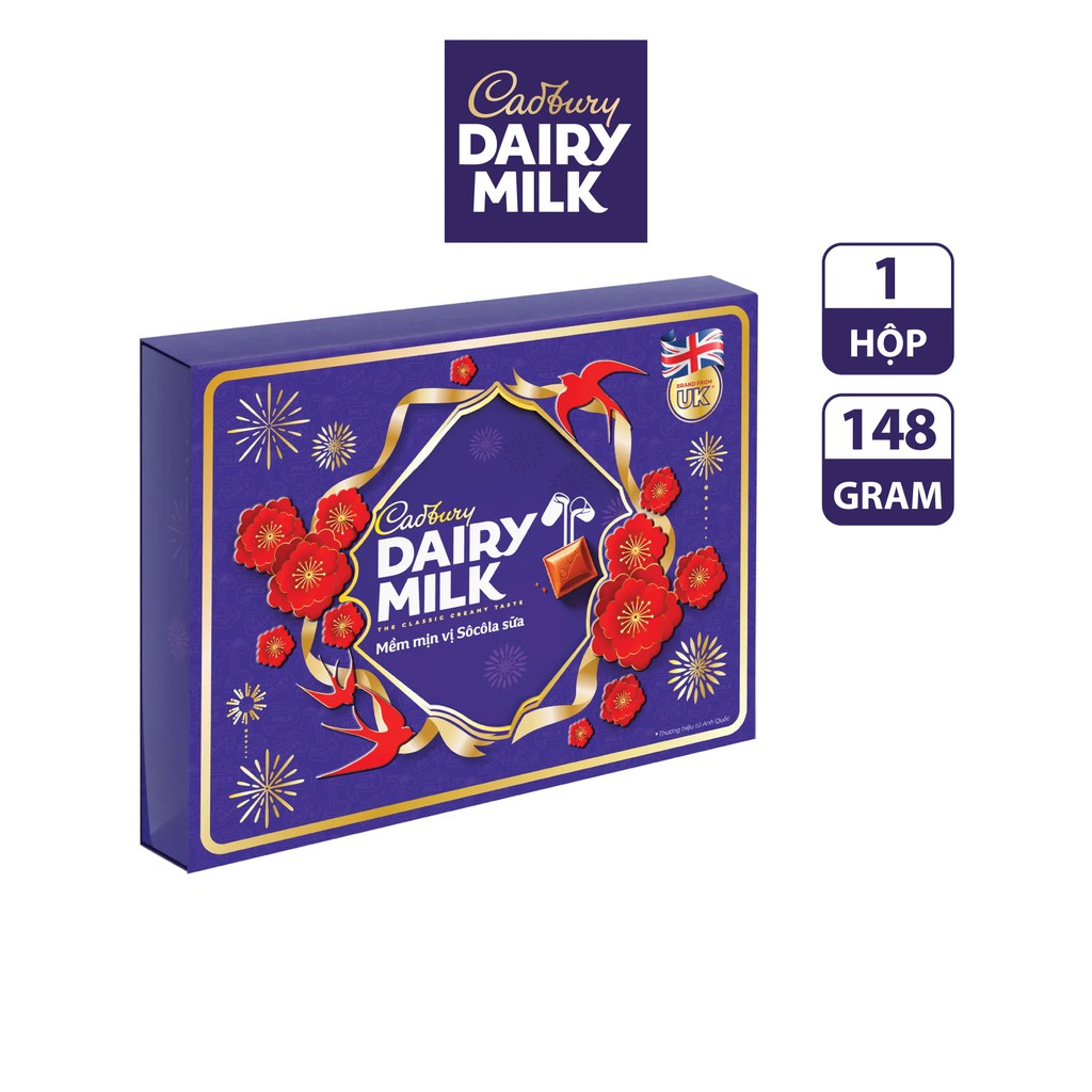 [Giảm 5K cho đơn từ 50K] Set Quà Tặng Socola Cadbury Dairy Milk 148g