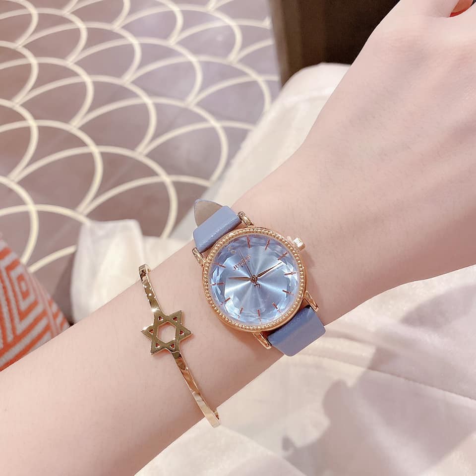 Đồng hồ nữ Julius Hàn Quốc JA-1012 dây da nhiều màu | BigBuy360 - bigbuy360.vn