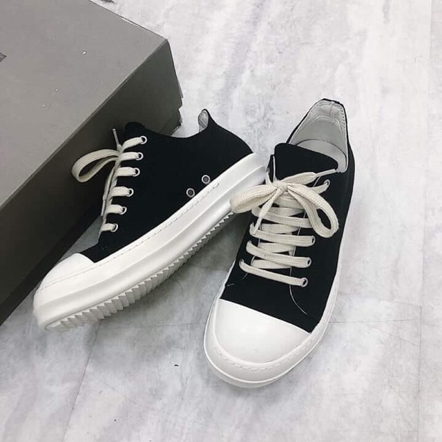 Giày snaker RICK OWEN đế thơm hương Vali, tăng chiều cao