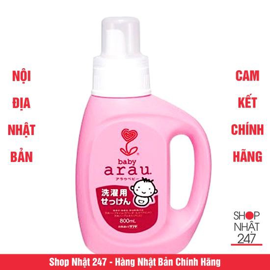 Nước giặt đồ cho trẻ dạng bình 800ml Nội địa Nhật Bản