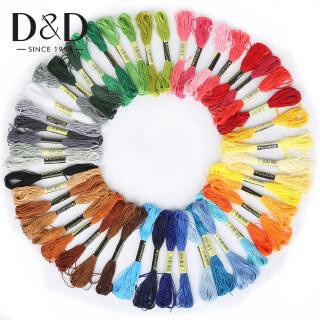 Cuộn Dây 100 Sợi Màu Sắc Cầu Vồng Dùng Làm Vòng Tay handmade