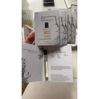 mẫu thử nước hoa maison louis marie no.04 bois de balincourt 1.5ml