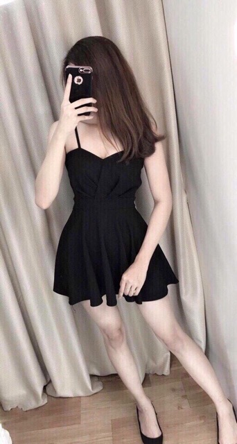 Đầm 2 dây dáng xoè siêu xinh + Ảnh thật | BigBuy360 - bigbuy360.vn