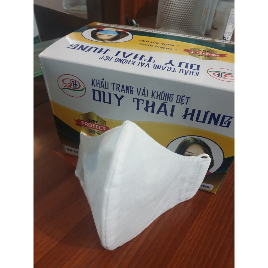[Hộp 50 cái] Khẩu Trang 3 Lớp Vải Không Dệt Cao Cấp | BigBuy360 - bigbuy360.vn