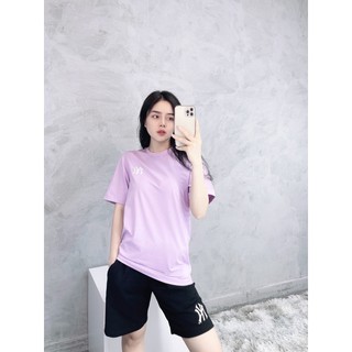 |ẢNH THẬT|ÁO THUN TÍM MONOGRAM LOGO LƯNG