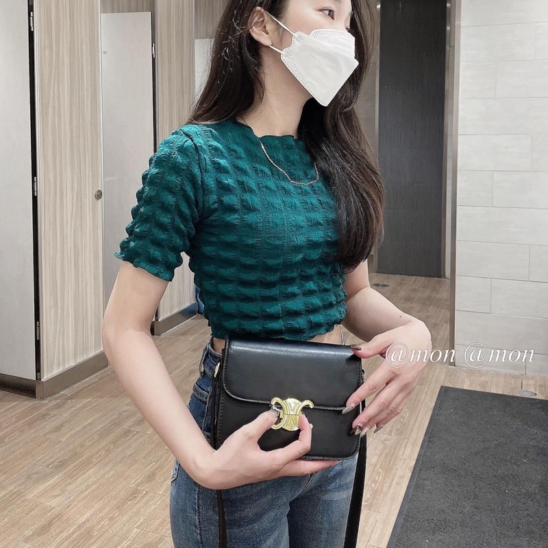 ÁO CROPTOP XỐP CUỐN BIÊN