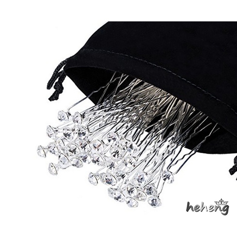 Trâm Cài Tóc Dáng Chữ U Đính Ngọc Trai Nhân Tạo Cho Cô Dâu