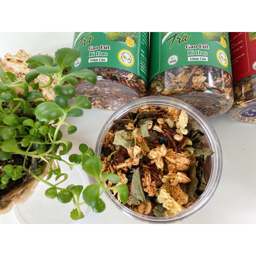 Combo 3 hộp trà ( Gạo lứt táo đỏ, gạo lứt bí đao, gạo lứt xạ đen)