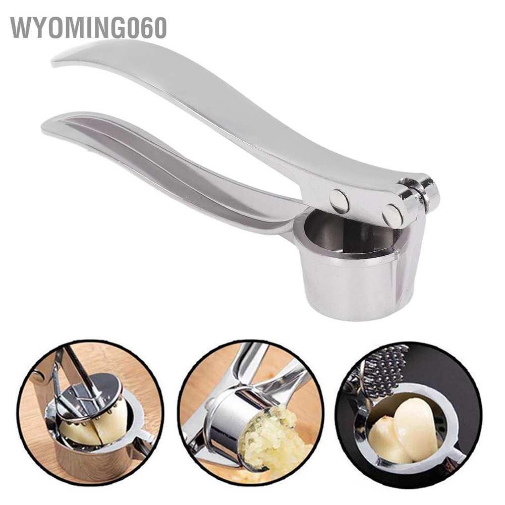 Dụng cụ nghiền ép tỏi cầm tay bằng hợp kim kẽm chống gỉ tiện dụng cho nhà bếp