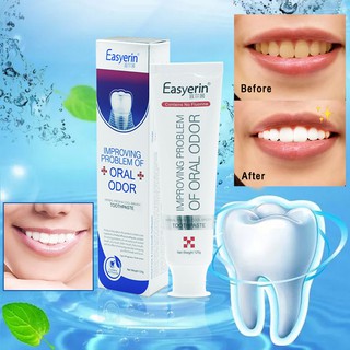 ♥♥♥♥⭐Easyerin Kem đánh răng thảo dược làm trắng Ngăn Ngừa Hình Thành Mảng Bám Răng Và Giữ Hơi thở Luôn Thơm Mát