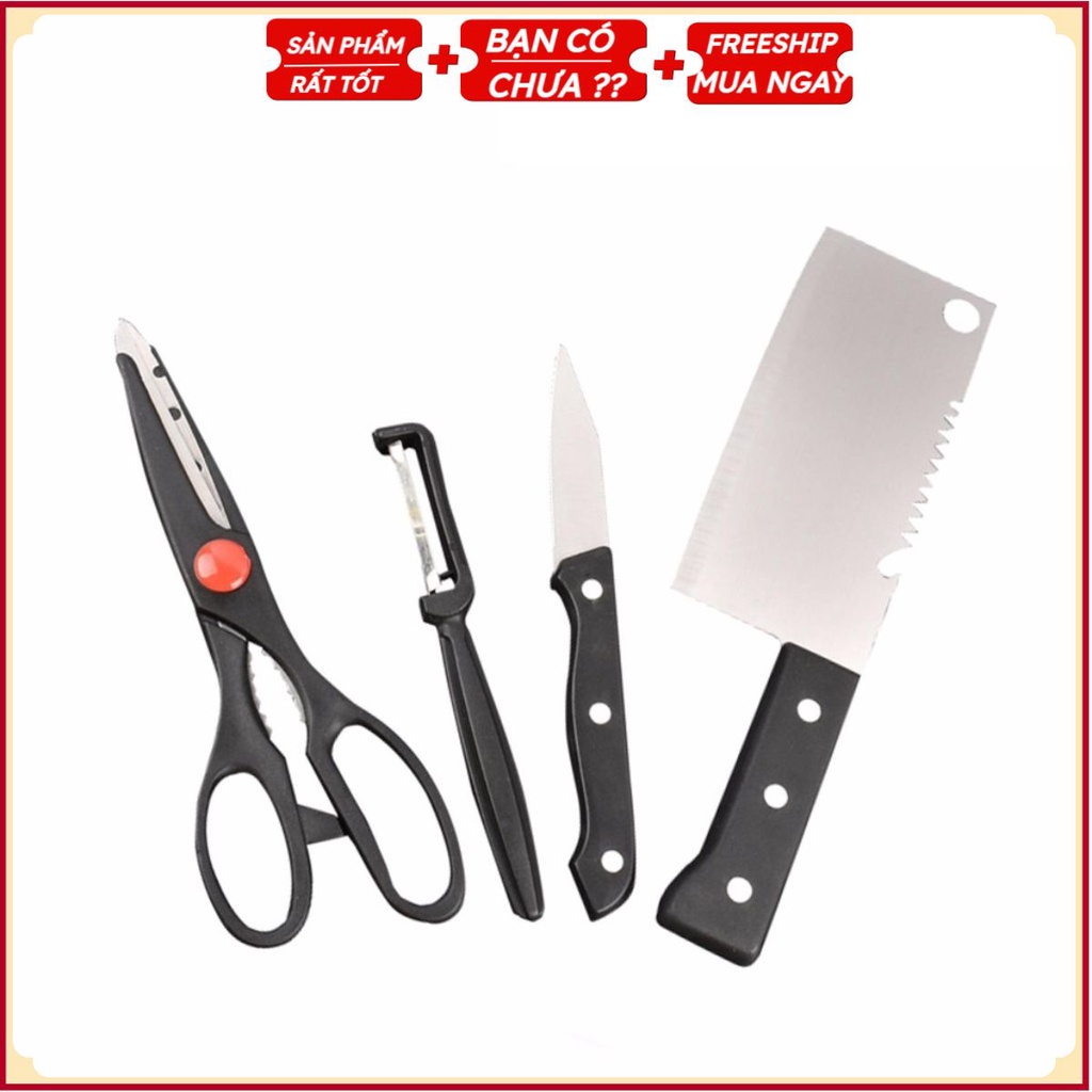 Bộ Dao Kéo 4 In 1 USA Store US04282
