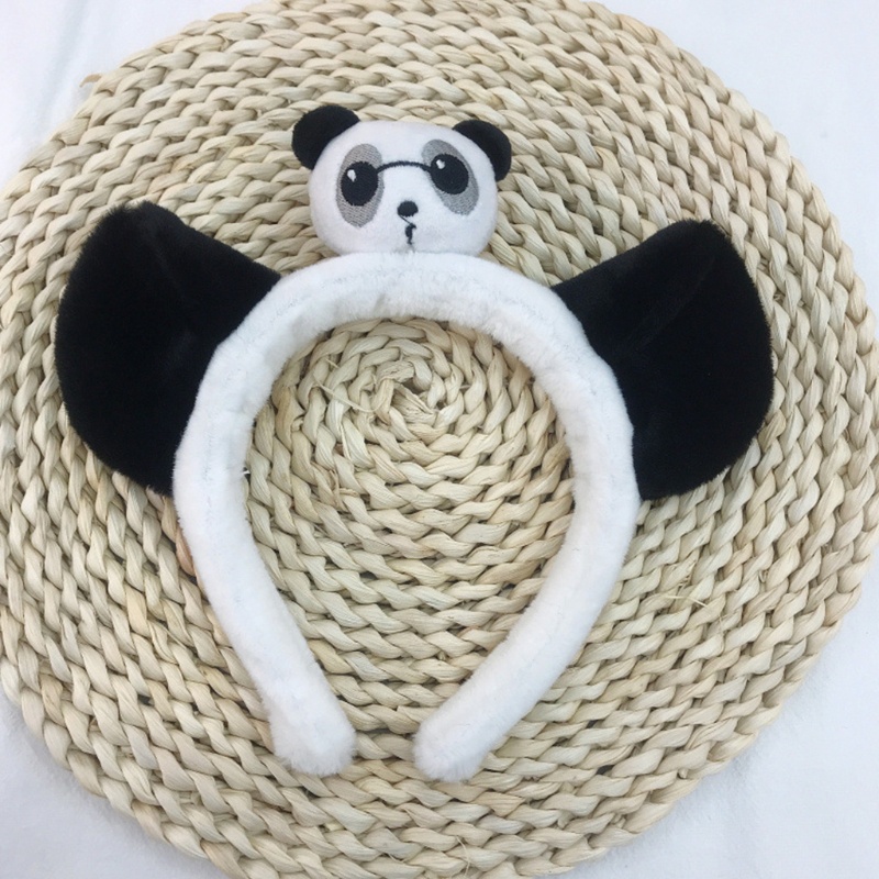 Băng Đô Cài Tóc Hình Tai Gấu Trúc Hoạt Hình Đáng Yêu Dành Cho Bé Gái