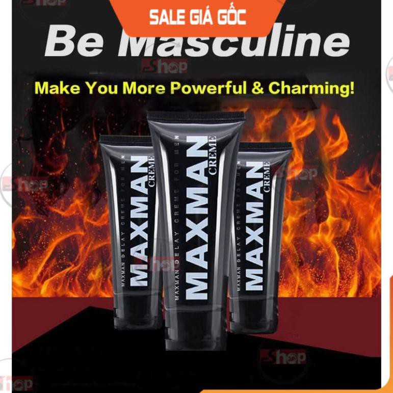 [Hàng Mỹ] Combo 3 Gel MAXMAN - Gel Bôi Tăng Kích Thước Cậu Nhỏ,Chống xuất tinh sớm, tăng khoái Cảm, Sung Mãn Trường Tồn.