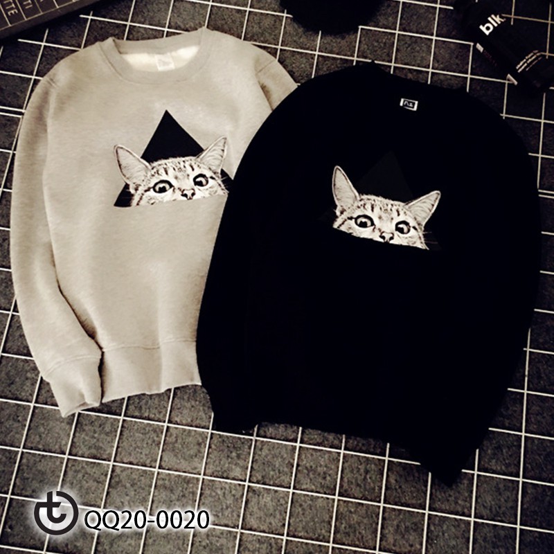 ÁO SWEATER MÈO TAM GIÁC NAM NỮ