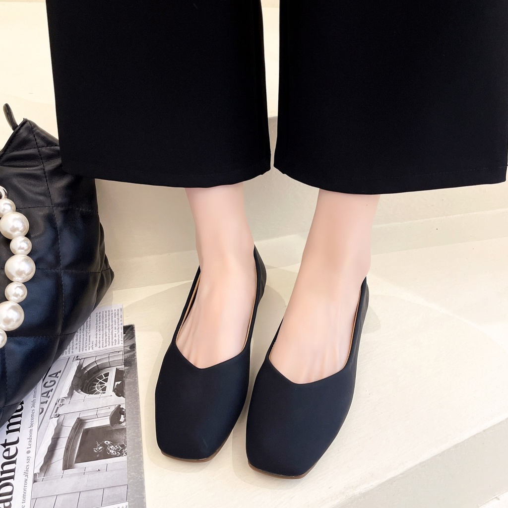 Giày Búp Bê Da Thời Trang Dành Cho Nữ