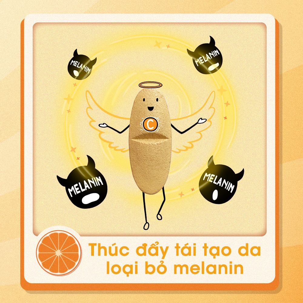 [HSD 03/2024] Viên uống Vitamin C sáng da, tăng cường đề kháng, giảm cảm cúm, cảm lạnh Mega We Care NAT C 1000 (30 viên)