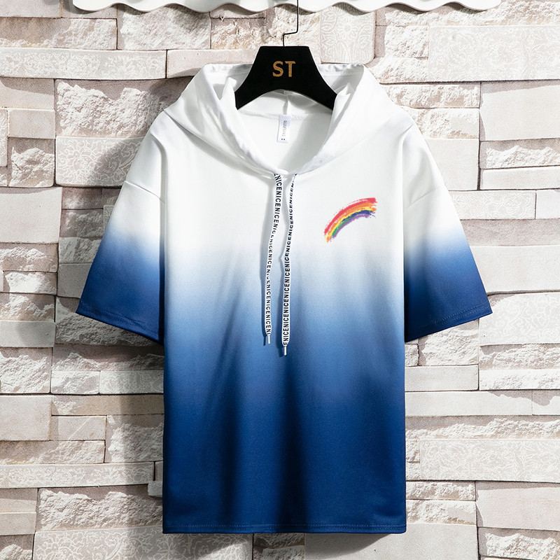 Korean Style Summer 2021 Hoodie And Shorts Set For Men