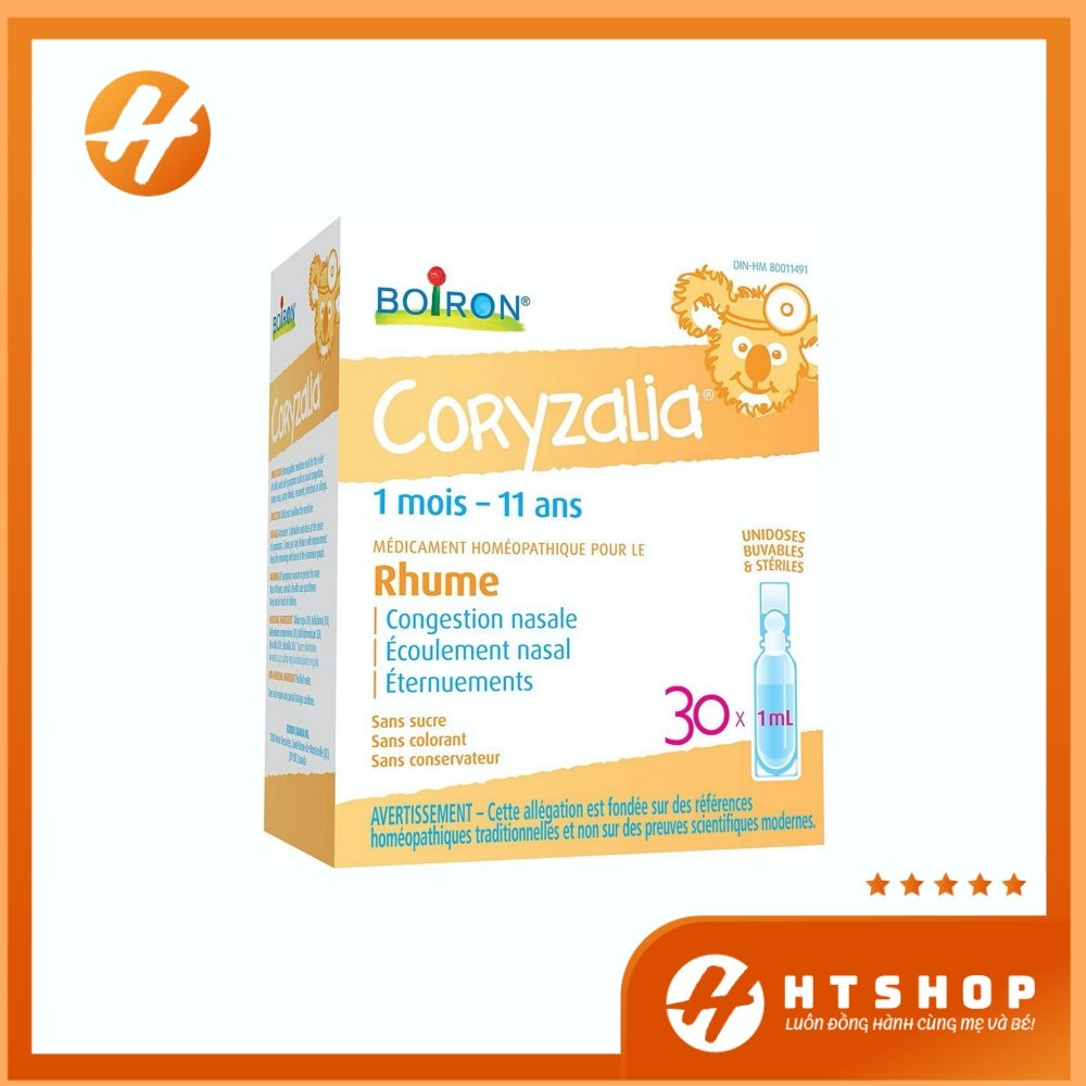 Muối Uống Vi Lượng Đồng Căn Coryzalia Boiron Giảm Triệu Trứng Cảm Lạnh Hỗ Trợ Tăng Cường Sức Đề Kháng Hộp 30 Ống