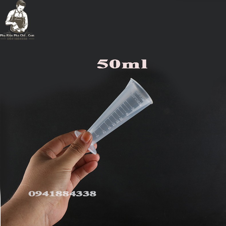 Ly Đong 50ml, Ly Đong Nhựa 50ml