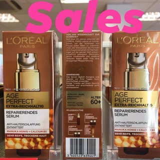 HUYẾT THANH CHỐNG NHĂN L'oreal Paris age perfect extra reichhaltig reparierendes serum cho tuổi 60+