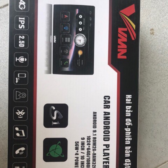 Màn Hình DVD hỗ trợ ĐỊNH VỊ XE Android 9"/10" VMN 32gb Ram 2gb