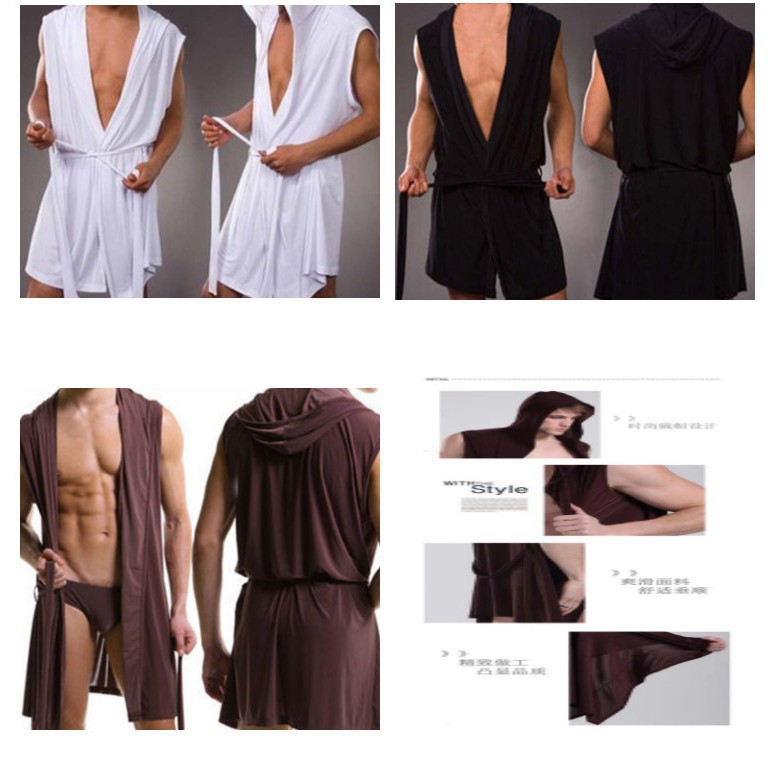 Áo choàng Nam mặc ngủ spa - A001