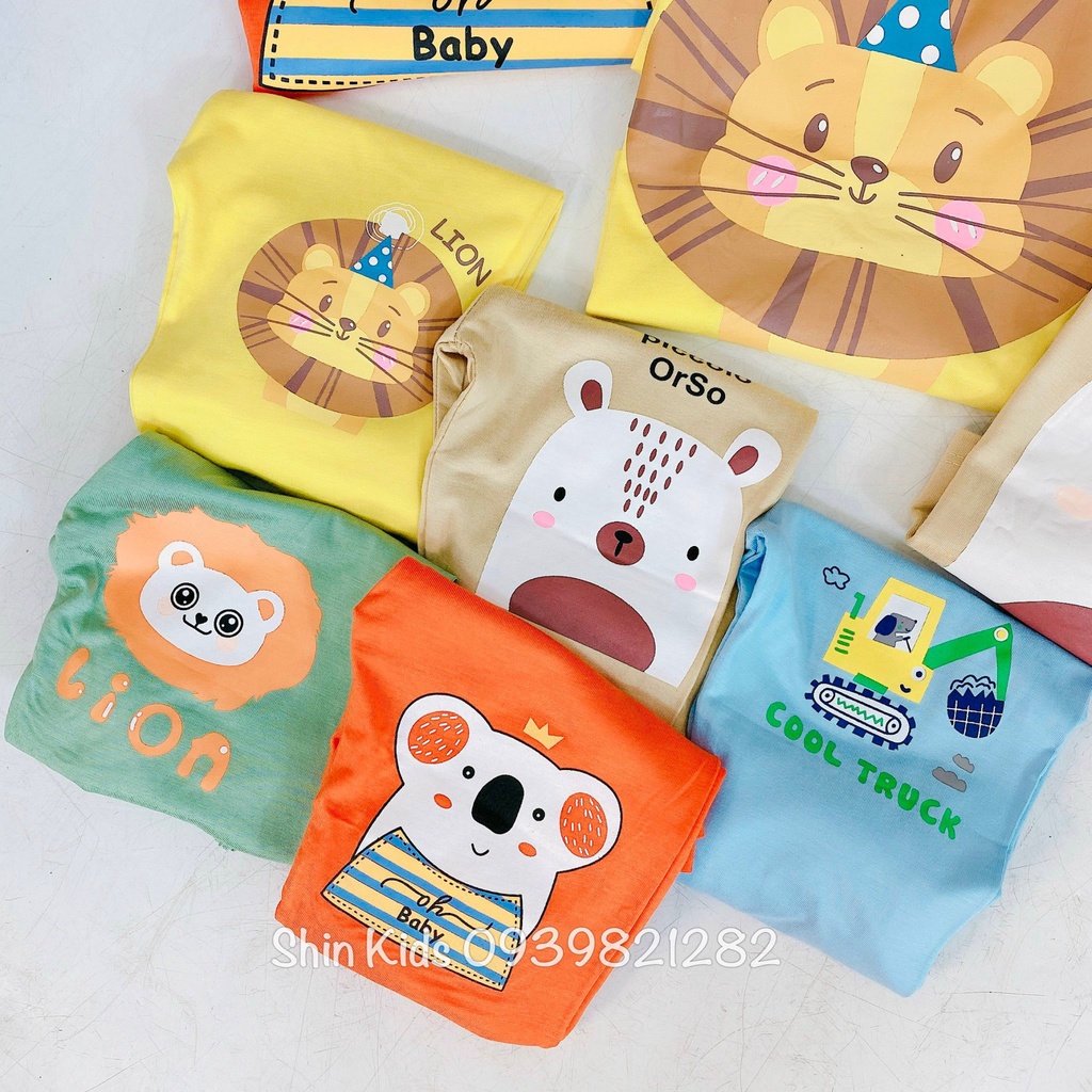 Bộ Dài Tay Chất Thun Lạnh In Hình Ô Tô Vàng Dễ Thương Dành Cho Bé Trai Và Bé Gái  -Hàng MinKy Mom Túi Zip Xịn Xò