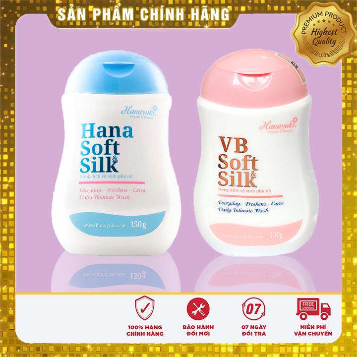 [Chính hãng] dung dịch vệ sinh hana soft silk hanayuki