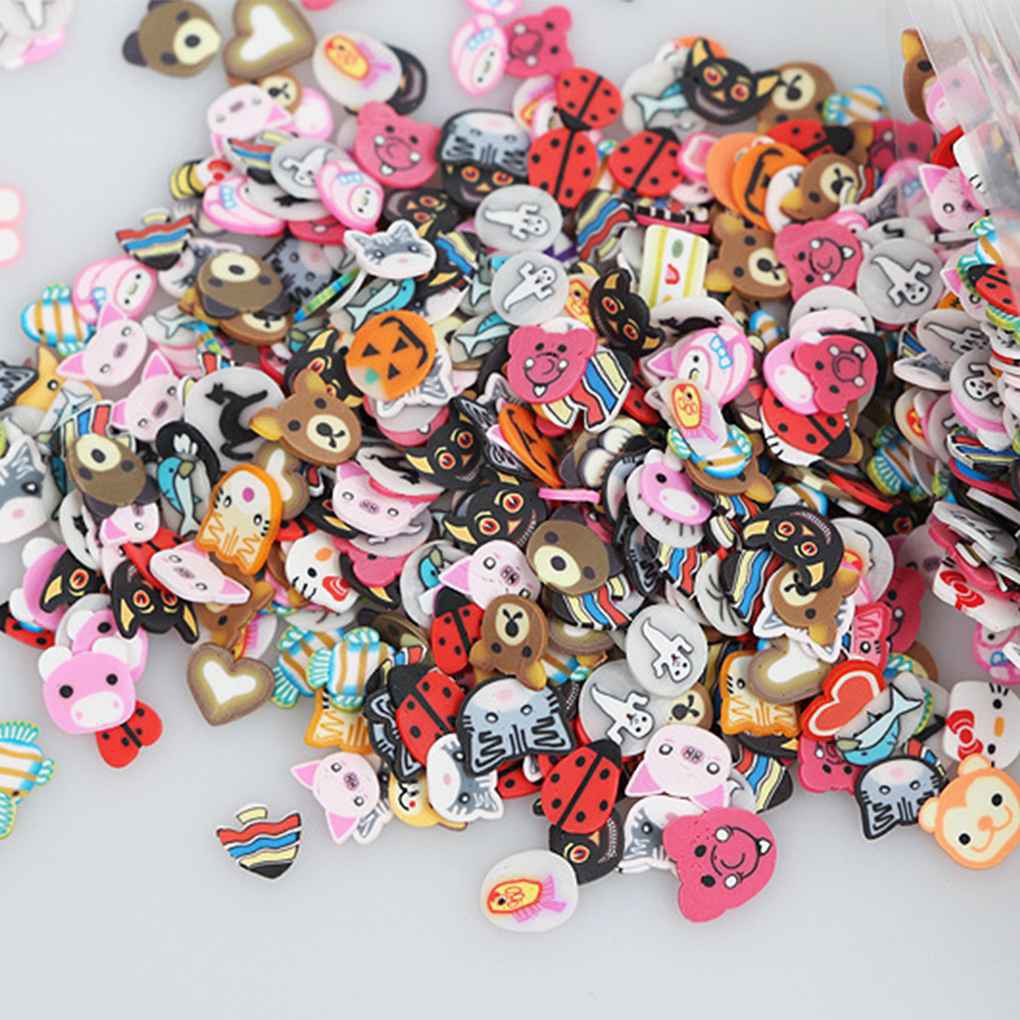 Bộ 1000 Hình Dán Trái Cây 3d Trang Trí Móng Tay Xinh Xắn