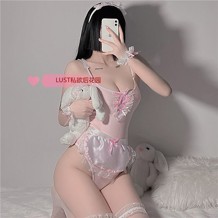 LUST back garden sexy lingerie maid uniform one-piece super sweet cosplay temptation  sexy  sexy pajamas  underwear