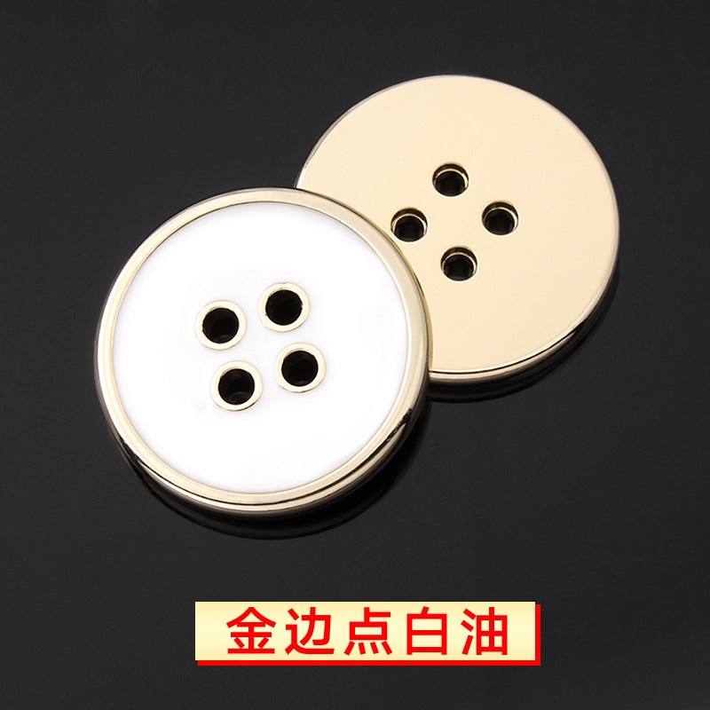 Nút Áo Tròn 11.5-25mm Bằng Kim Loại Dành Cho May Vá Áo Khoác Len DIY