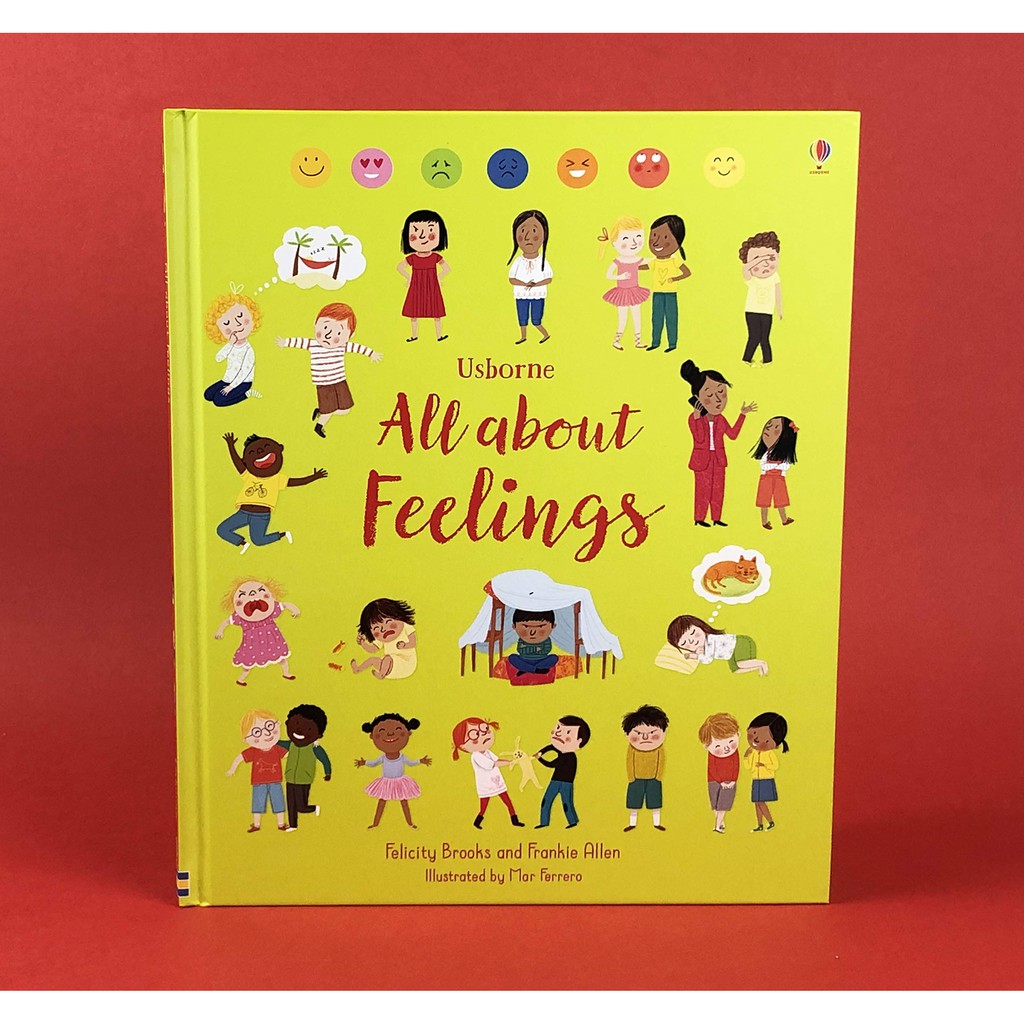 Sách tâm lý All About Feelings Usborne - dạy con gọi tên cảm xúc