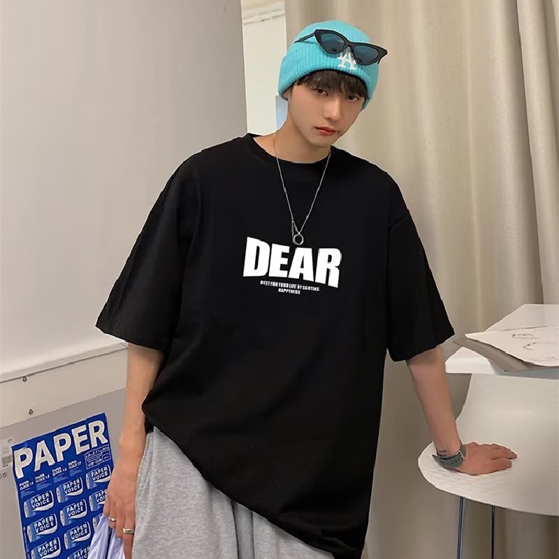 Áo Thun Tay Ngắn Dáng Rộng In Họa Tiết Phong Cách Hip Hop Thời Trang Mùa Hè Cho Nam Và Nữ size M-8XL