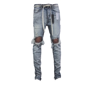 [ SALE SẬP SÀN ] Quần jeans wash cổ điển form slimfit có zip