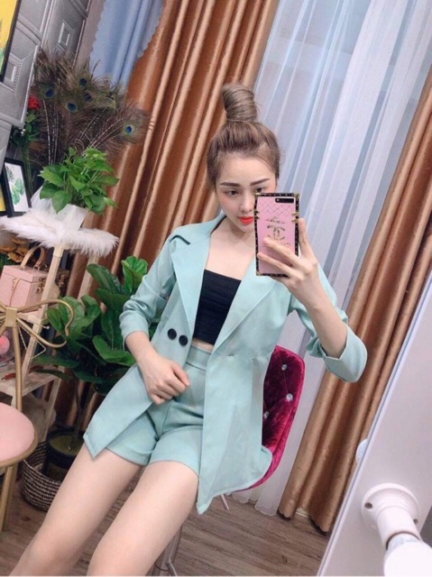 Set vest nữ tay dài + Ảnh thật | BigBuy360 - bigbuy360.vn