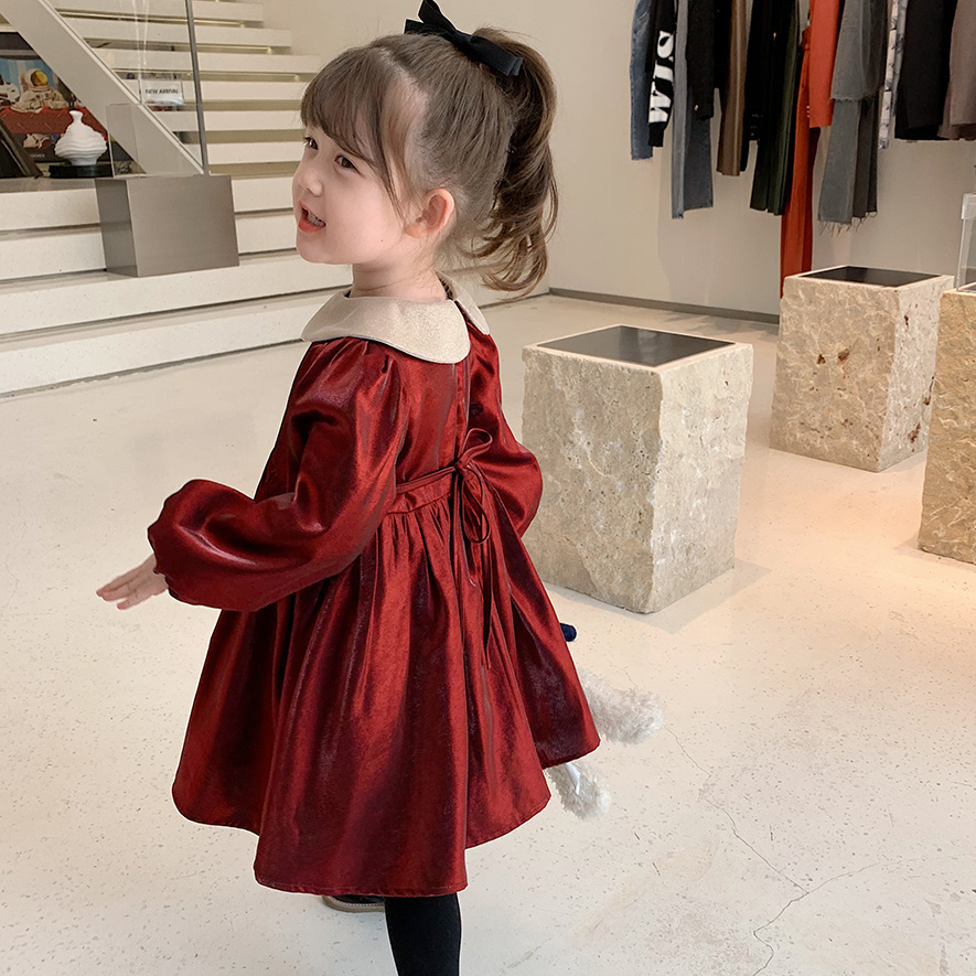 Đầm Công Chúa Tay Dài Thời Trang 2020 Xinh Xắn Dành Cho Bé Gái