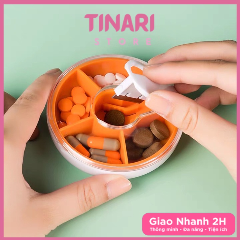 [Đồ Gia Dụng] Ngăn Đựng Thuốc Mini, Hộp Đựng Thuốc Y Tế Bảo Quản Mang Đi Tiện Lợi