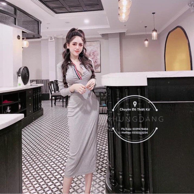 [ Hàng Hót ] Đầm Body Dài Tay Siêu Sang Chảnh (kèm ảnh thật)