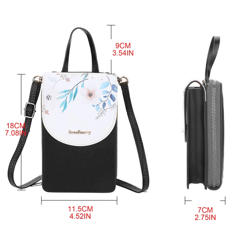 Túi Da Đeo Chéo Đựng Điện Thoại Tiện Lợi Ví