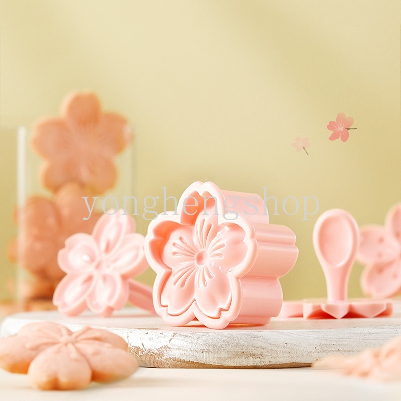 Set 5 Khuôn Cắt Bánh Quy Tạo Hình Hoa Anh Đào Trang Trí