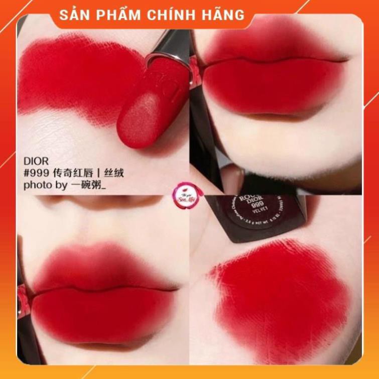 Son Dior Velvet 999 l Đỏ Tươi MỚI NHẤT hành chính hãng | BigBuy360 - bigbuy360.vn